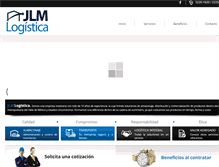 Tablet Screenshot of jlmlogistica.com